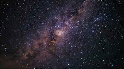 Obraz premium The Night Sky: A Universe Ablaze with Stars, Nebulae and Galaxies