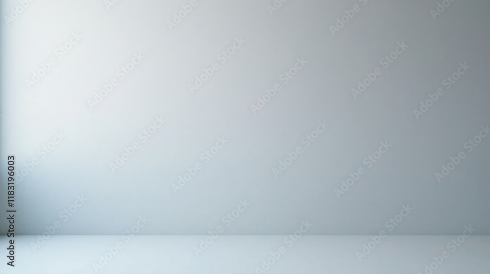Poster simple light grey wall and floor background for design projects
