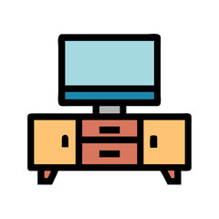 tv stand icon design