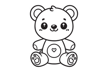 Teddy Bear Coloring Pages