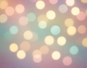 Fototapeta premium A bokeh light effect in soft pastel tones.