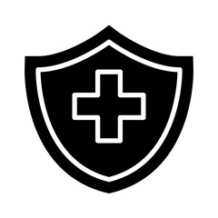 Obraz premium hygiene icon in glyph style