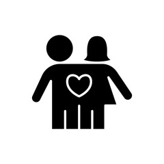 Family icon in glyph style