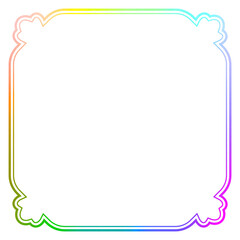 ホログラム箔_フレーム_四角