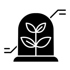 sky lab icon in glyph style