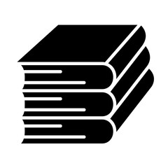 Books icon in glyph style