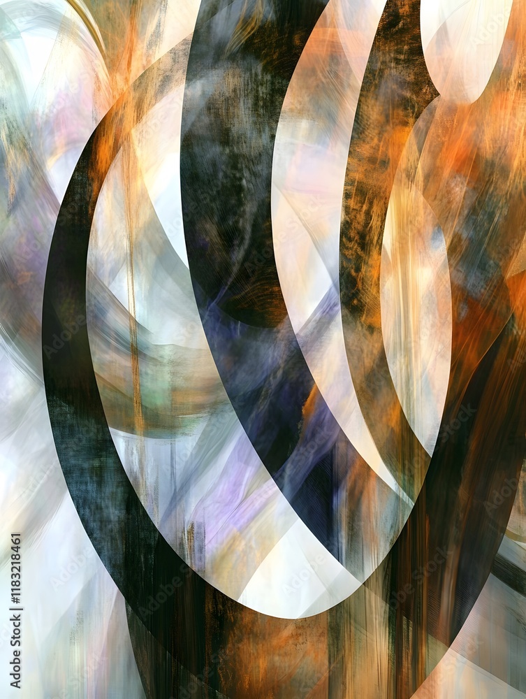 Poster An abstract illustration emphasizing the concept of layers, with multiple overlapping translucent planes in various shapes and sizes. Each layer is rendered in a gradient of soft, complementary colors