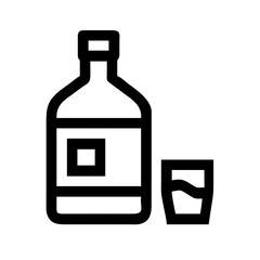 whiskey icon design
