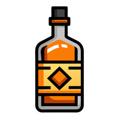 whiskey icon design