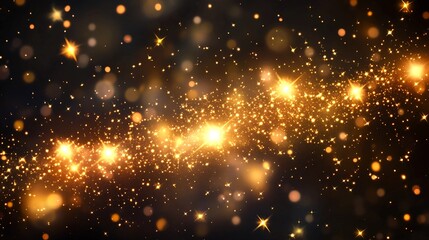 Fototapeta premium christmas background_flashing_light_against_a_dark_backdrop._Glow