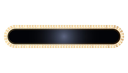 Elegant golden Arabic frame border banner set. Islamic text box title multiple colors related to ramadan and milad un nabi