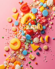 A trending foods and superfoods with modern aesthetics