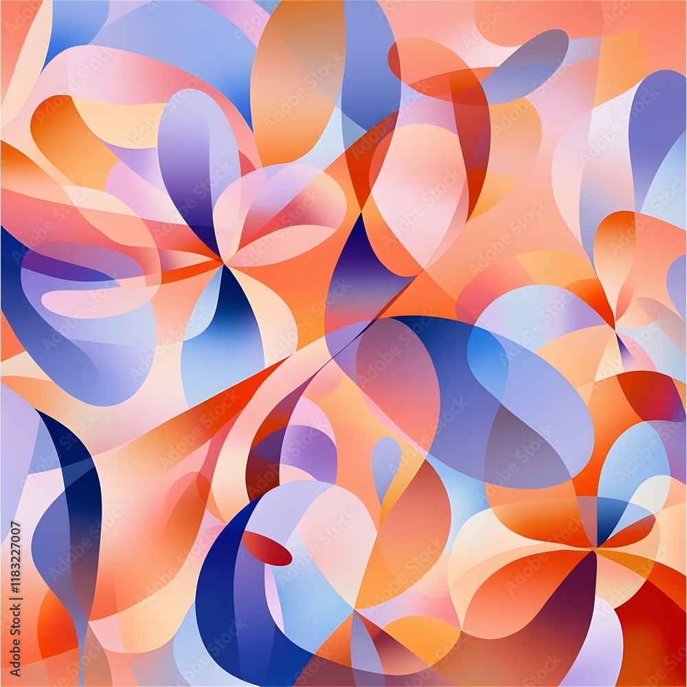 Poster An abstract illustration emphasizing the concept of layers, with multiple overlapping translucent planes in various shapes and sizes. Each layer is rendered in a gradient of soft, complementary colors