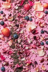 A trending foods and superfoods with modern aesthetics