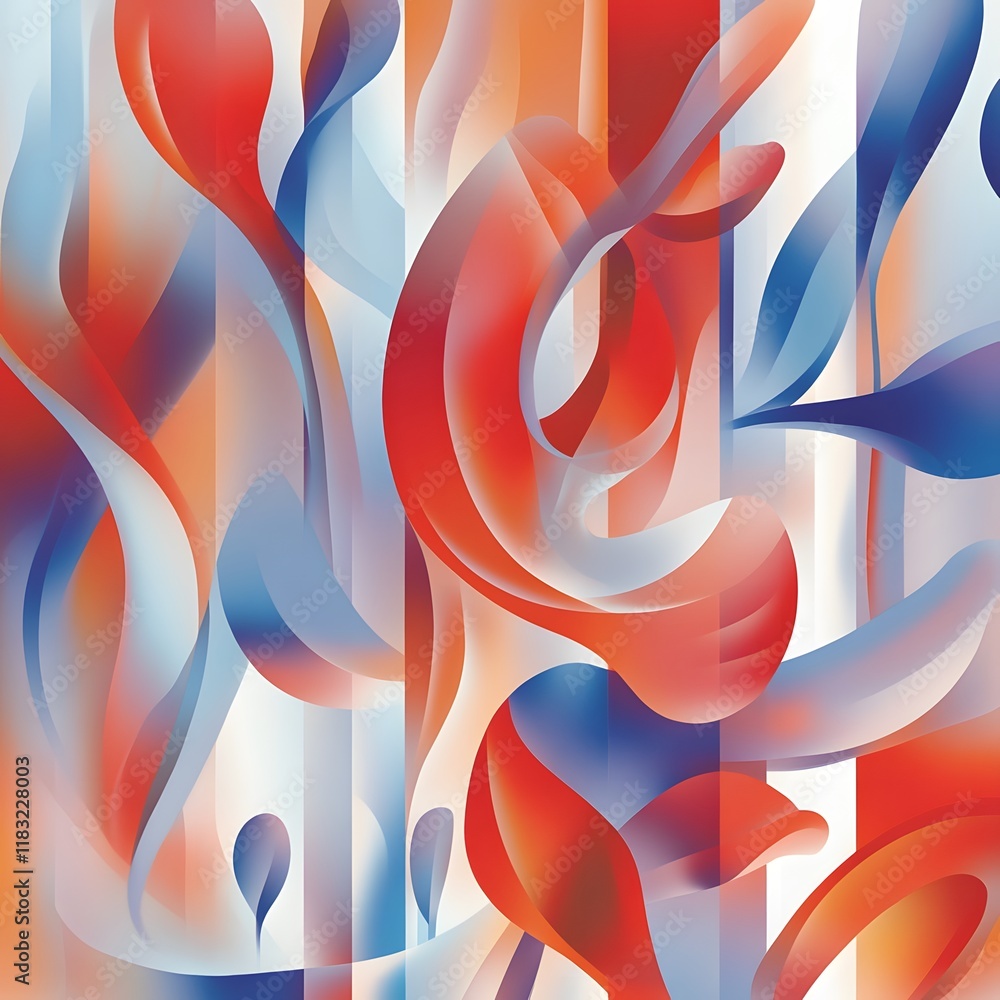 Poster An abstract illustration emphasizing the concept of layers, with multiple overlapping translucent planes in various shapes and sizes. Each layer is rendered in a gradient of soft, complementary colors