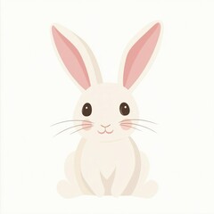 Fototapeta premium A bunny illustration animal rabbit.