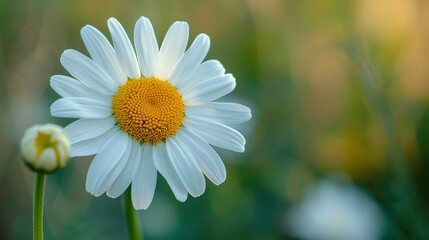 Fototapeta premium daisy seamless pattern wallpaper