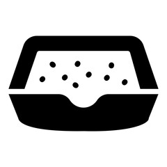 litter box Solid icon
