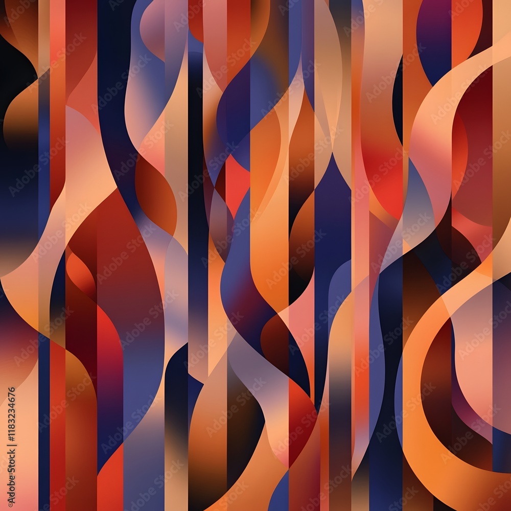Poster An abstract illustration emphasizing the concept of layers, with multiple overlapping translucent planes in various shapes and sizes. Each layer is rendered in a gradient of soft, complementary colors