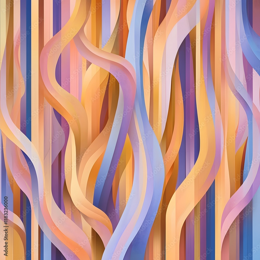 Poster An abstract illustration emphasizing the concept of layers, with multiple overlapping translucent planes in various shapes and sizes. Each layer is rendered in a gradient of soft, complementary colors