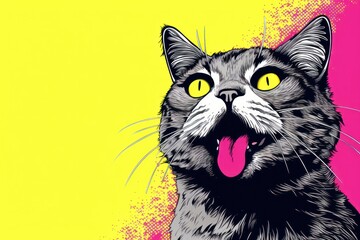 Obraz premium Chat animal mammal pet.