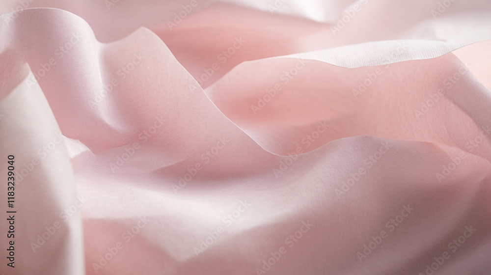 Poster soft flowing fabric creates a delicate and elegant atmosphere in various settings