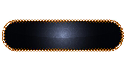 Luxury golden set arabic islamic banner title frame text box background