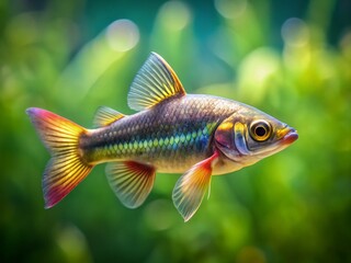 Fototapeta premium Minimalist Silverside Fish: Elegant Mugilidae Study