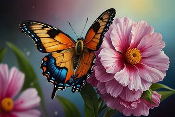butterfly on flower