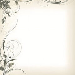 light background with enough space for optional additional information or a decorative element that complements the design