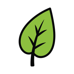 green leaf in the center of the image icon, symbolizing nature and sustainability