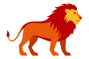 Lion Vector Art - Powerful and Regal Animal Design