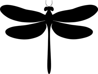dragon-fly silhouette © TrappedMorghulis