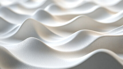 Obraz premium Abstract futuristic architecture circular concentric background. Wave outdoor structures. Minimal futuristic technology design in the form of geometric patterns of texture wallpaper. 3D rendering