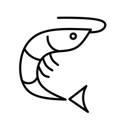 Shrimp vector illustration 