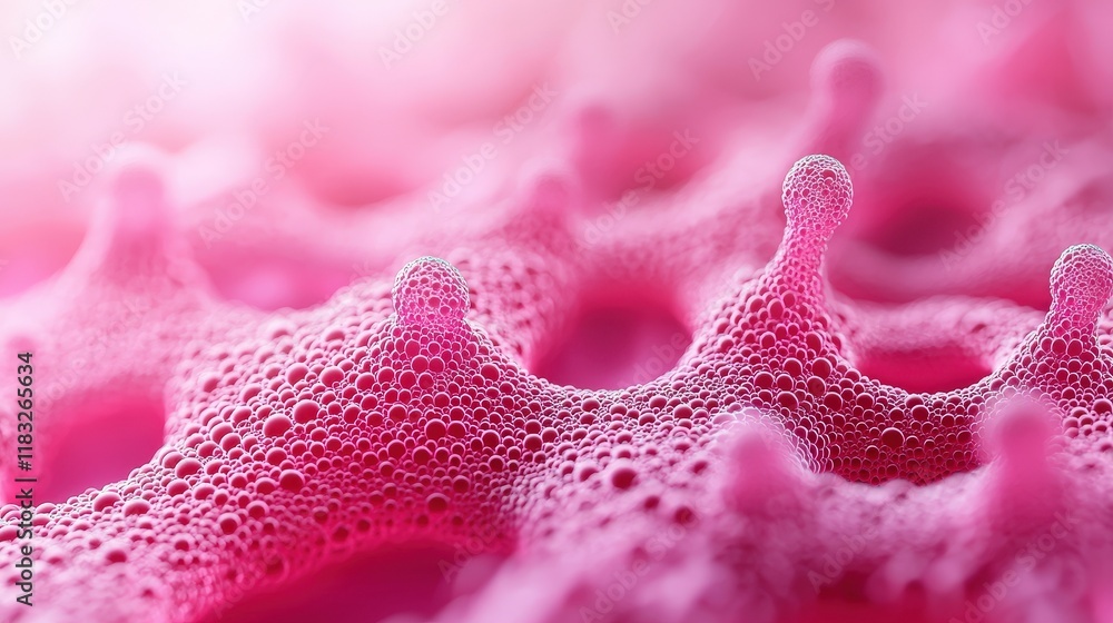 Poster elastic polymers stretching and snapping back with dynamic wave pattern