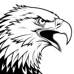 Obraz premium Majestic Eagle Focus