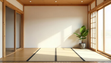 Zen minimalist interior design showcase modern home photography bright environment tranquil viewpoint