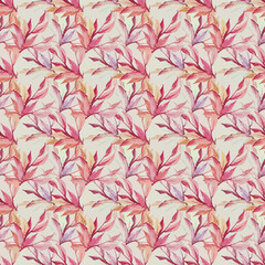 Obraz premium ALL OVER DESIGN . FLOWER ALL OVER. digital printing textile pattern wallpaper colorful flower with watercolor background-illustration, seamless pattern