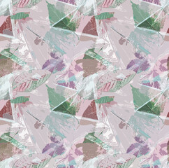 Seamless Colorful tie dye shibori print. Seamless hand drawn batik pattern.Rug textured background. Modern batik wallpaper tile. Watercolor pattern for fabric, clothes, wallpaper. Ethnic design.