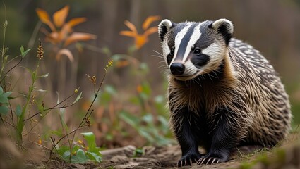 A beautiful Badger