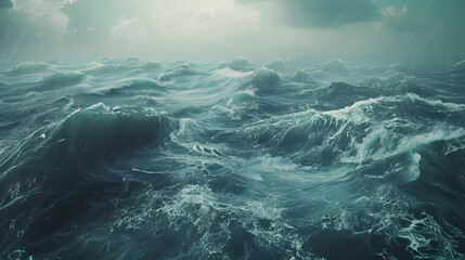 Fototapeta premium Treacherous Waters Navigating dangerous waters