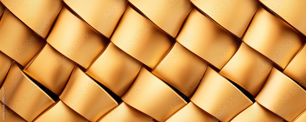 Poster gold abstract background concept. a close-up view of a luxurious woven texture in elegant golden hue