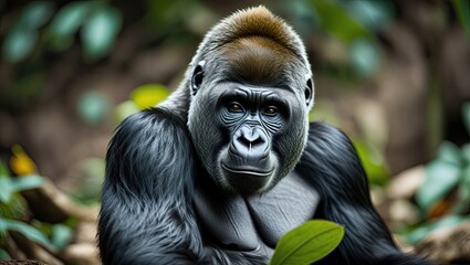 Obraz premium A beautiful Gorilla