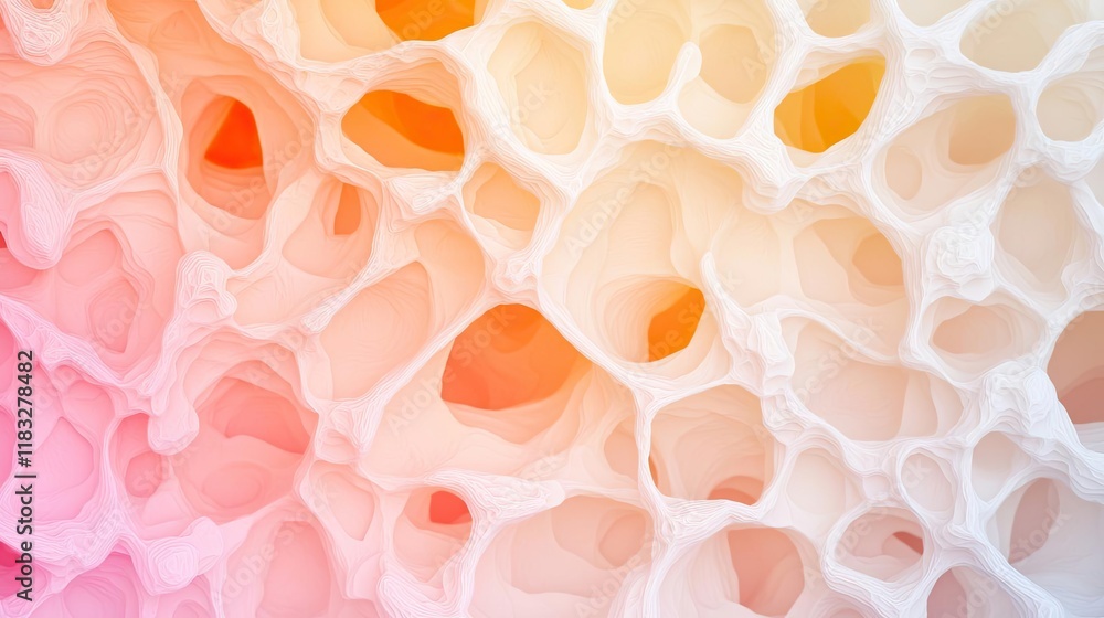 Poster Scenery abstract background idea. Abstract pattern featuring soft colors and translucent shapes for creative projects.