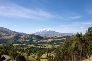 Fototapeta premium Mount Cayambe, Ecuador. 