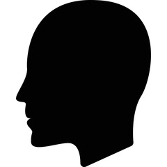 Simple vector icon head