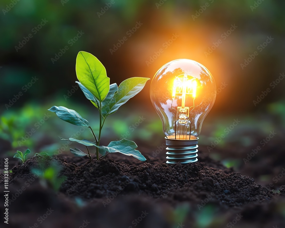 Aufkleber Craft a business technology environment with ecofriendly cloud computing, efficient networking solutions, and advanced energy conservation methods
