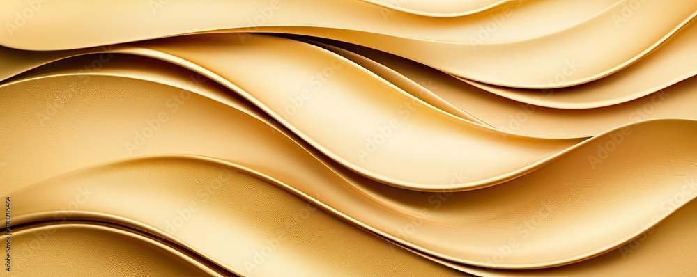 Poster gold abstract background concept. elegant golden waves create a shimmering and luxurious abstract ba