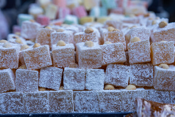 Colorful Turkish Delights Photo, Grand Bazaar (Kapalicarsi) Eminönü Istanbul, Turkiye (Turkey)